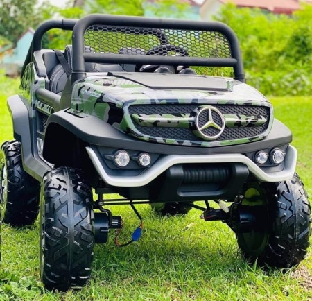 Dečiji auto na akumulator Mercedes-Benz Unimog 318-1 maskirni