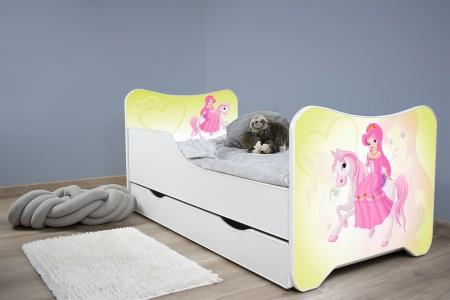 Dečiji krevet 160x80 cm happy kitty+fioka PONY ( 7454 ) - Img 1