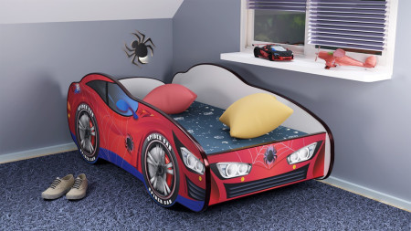 Dečiji krevet 160x80cm (trkacki auto) spidercar ( 74028 )