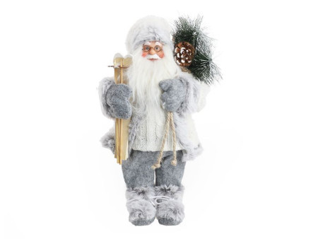 Deco santa, Deda Mraz, siva, 30cm ( 740823 )