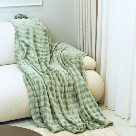 Dekordom ćebe soft wave 150x200 - dark green ( 024921 )