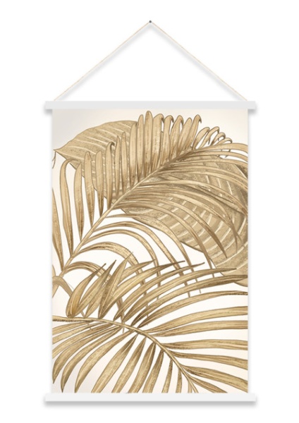 Dekordom slika kakamono 60x90 - kara26474 - beige palm ( 022849 )-1