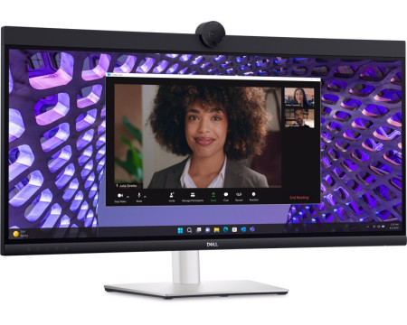 Dell 34.1&quot; P3424WEB WQHD video konferencijski zakrivljeni IPS monitor - Img 1