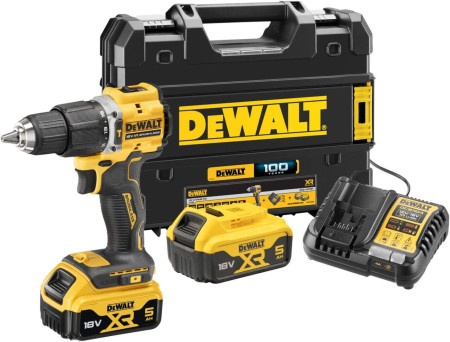 DeWalt DCD100YP2T aku udarna bušilica - odvrtač, 2x5.0Ah, 18V ( DCD100YP2T )