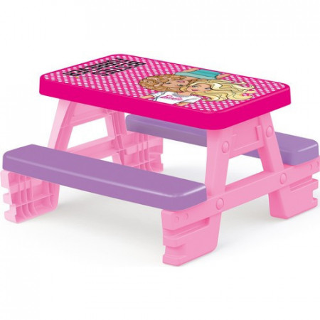 Dolu Piknik klupa za decu - Barbie ( 016089 ) - Img 1