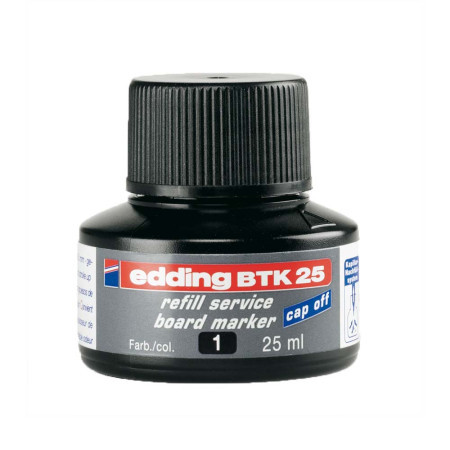 Edding refil za board marker BTK 25 ml crni ( 2408 ) - Img 1