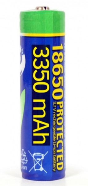 EG-BA-18650/3350 ENERGENIE Lithium-ion 18650 battery, protected, 3350 mAh - Img 1