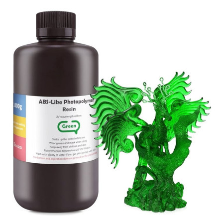 Elegoo ABS-like resin 1000g clear green ( 054041 ) - Img 1