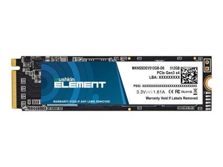 Element SSD M.2 NVMe 512GB Mushkin 2000Mbs/1400Mbs MKNSSDEV512GB-D8