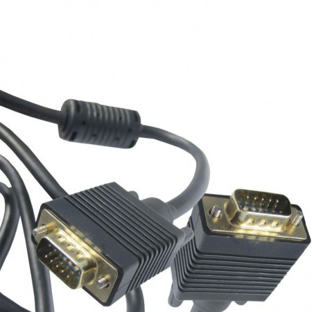 Elit+ VGA kabl 1.5m duzine za stampace crni ( EL90925 )