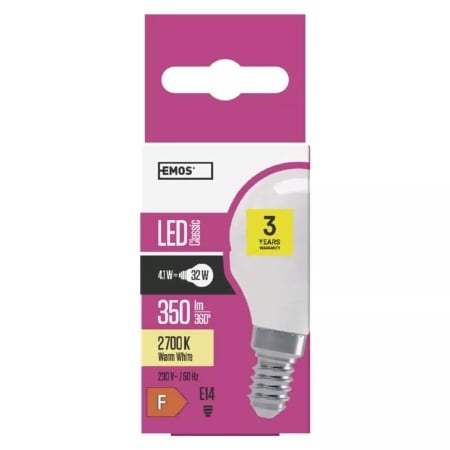 Emos zq1e21 Led sijalica classic mini globe 4,2w(40w) e14 ww ( 3405 )