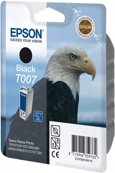 Epson T007 black ink cartridge - Img 1