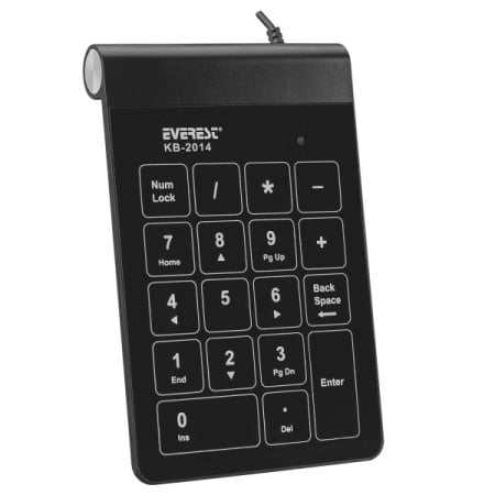 Everest KB-2014 USB crna Numerička tastatura