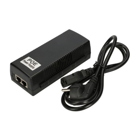 Extralink POE-48-48W 48V 48W 1A gbit power adapter with AC cable ( 2169 ) - Img 1