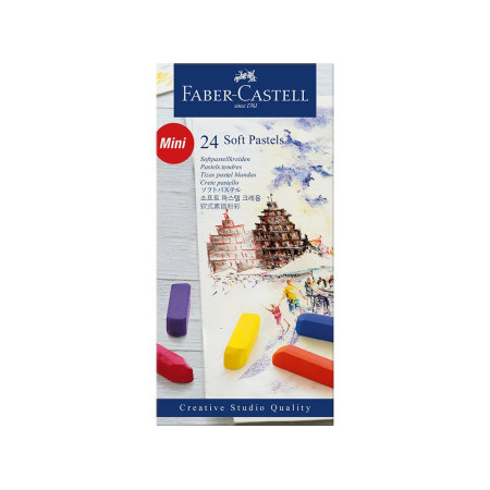 Faber Castell pastele soft 1/24 14240 kratke ( 7379 )