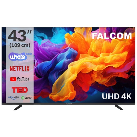 Falcom Televizor Smart LED TV 4K UltraHD 43", Bluetooth ,WiFi - TV-43LTF024SM WOS