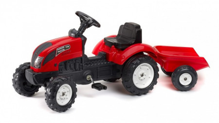 Falk Garden Master Traktor na pedale sa prikolicom 2058J - Crveni