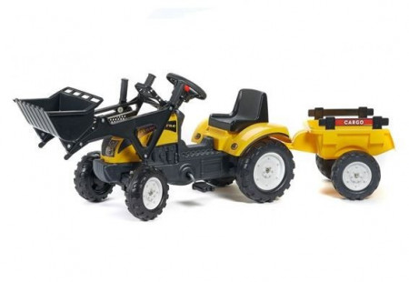 Falk Toys Traktor na pedale sa prikolicom i kašikom 2055cm - Img 1