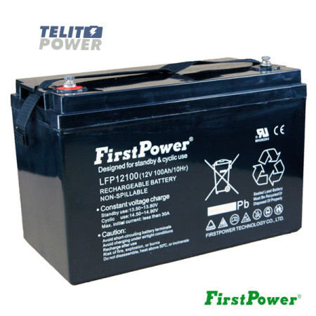 FirstPower 12V 100Ah LFP12100 terminal T9 ( 0526 )