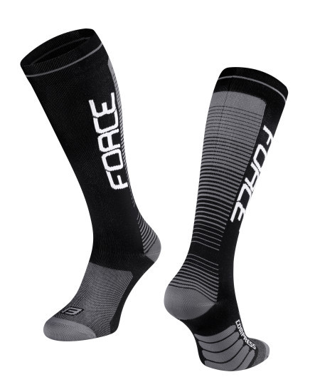 Force čarape compress, crno-sive s-m / 36-41 ( 9011905 )
