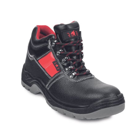 Fridrich s3 duboke zaštitne cipele, kožne, crno-crvena, veličina 47 ( 1020011260720047 )