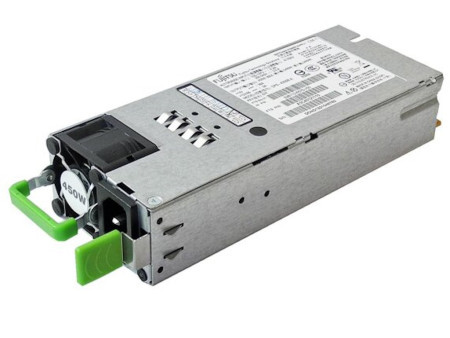 Fujitsu 450W modular power supply module , hot plug, platinum (94% efficiency), turbo mode 1Y ( S26113-F575-L13 )