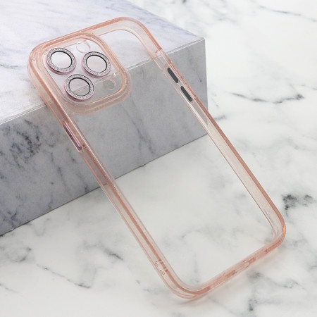 Futrola diamond lens za iphone 15 pro max (6.7) roze ( F111485 )