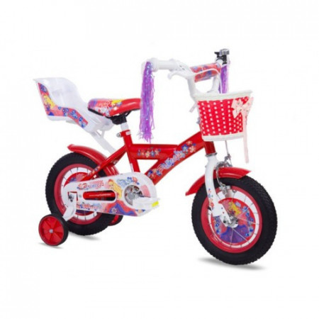 Galaxy bicikl dečiji princess 12" crvena/bela ( 590032 )