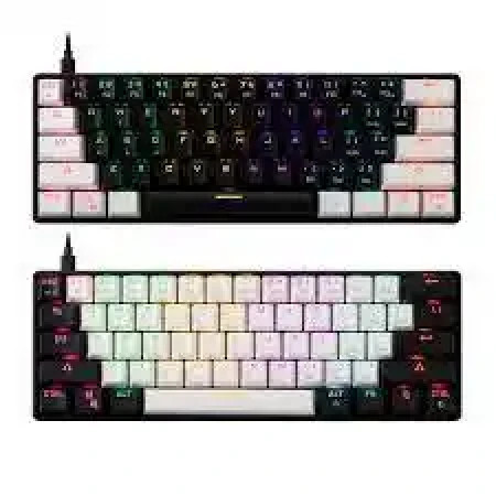 Gamdias tastatura Aura GK2 mehanička 60% RGB belocrna