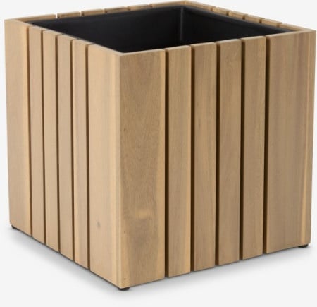 Garden planter W33xL33xH32 hardwood