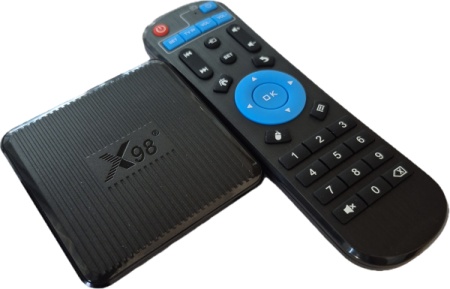 Gembird GMB-X98Q 2/16GB + daljinski BLUE (odvojen) S905W2 quad, Mali-G31MP2 4K, Android 11.0 programirajuci