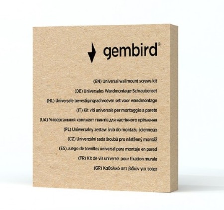 Gembird WM-KIT-01 Univerzalni komplet šrafova za montažu na zid TV nosaca