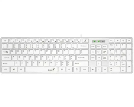 Genius SlimStar 126 USB YU Bela Tastatura -1