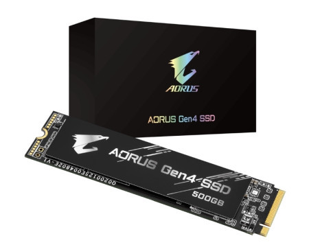 Gigabyte 500GB M.2 PCIe Gen4 x4 NVMe aorus SSD GP-AG4500G