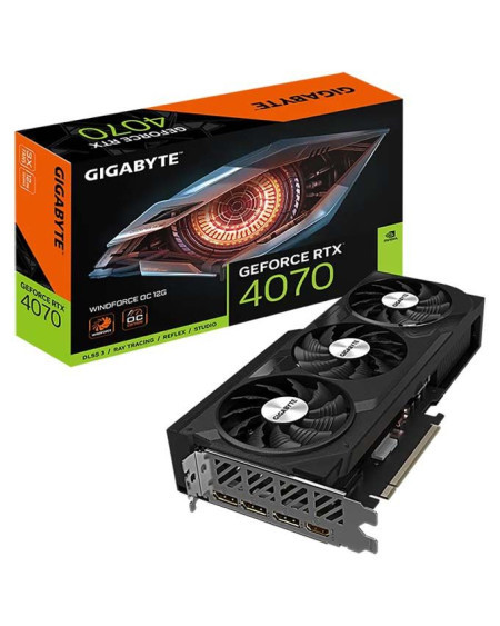 Gigabyte GeForce RTX 4070 winndforce OC 12GB GDDR6X grafička kartica ( GV-N4070WF3OC-12GD )