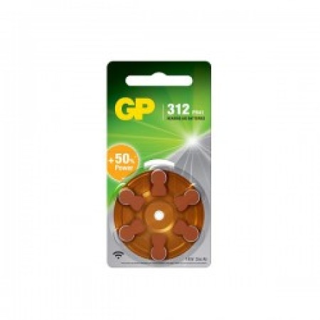 GP 1.45v/pr41 ac312 da312/hearing aid baterija/312 d6