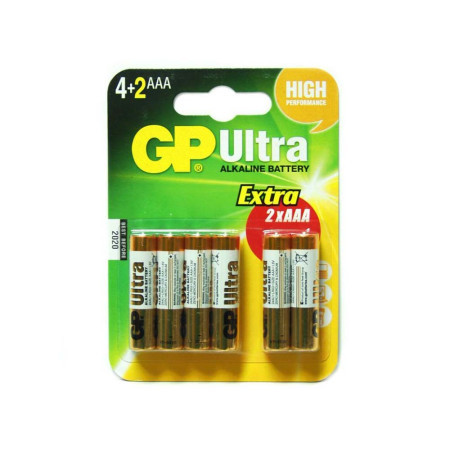 Gp baterija ultra alkalna LR03 AAA 4+2 ( 4347 ) - Img 1