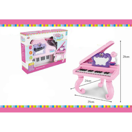Grander, igračka, klavijatura sa postoljen i mikrofonom, 045 ( 870196 ) - Img 1