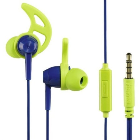 Hama slušalice za smartfon "action", plavo/zelene ( 177021 )