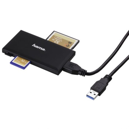 Hama usb 3.0 multi citac kartica, sd/microsd/cf/ms,crni ( 181018 )