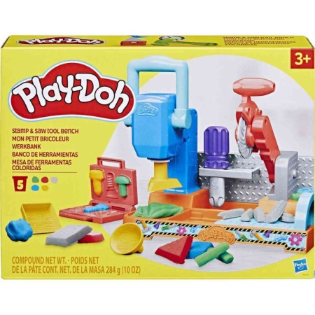 Hasbro Play-doh stamp n saw tool bench ( F9141 )