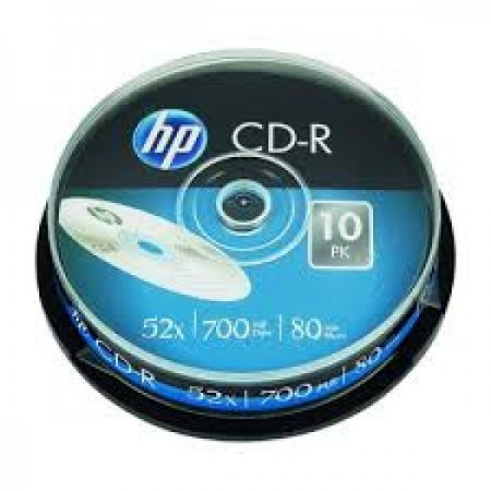 HP CD-R 52X 10PK SPINDLE 700MB 69308 ( 74HP10/Z )