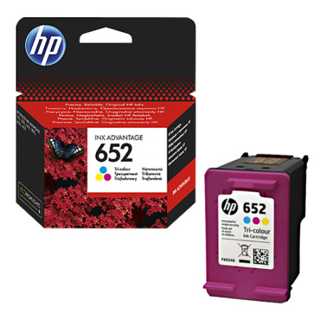 HP F6V24AE No.652 tri-color ink cartridge - Img 1