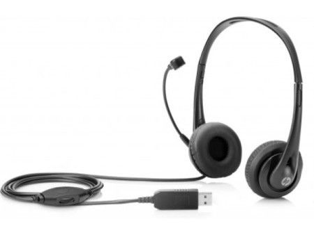 HP slušalice sa mikrofonom HP T1A67AA USB, crne - Img 1