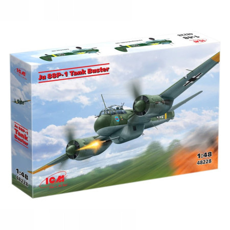 ICM Model Kit Aircraft - Ju 88P-1 Tank Buster 1:48 ( 060925 )