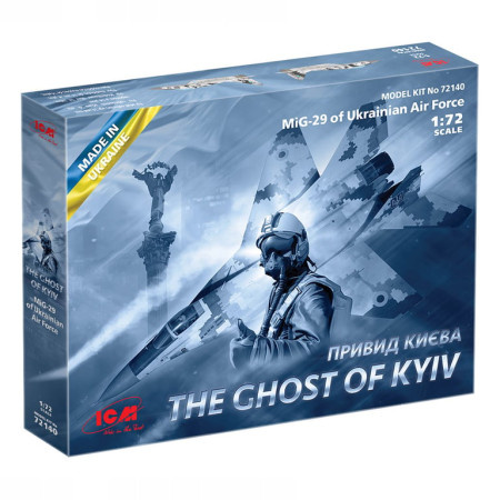 ICM Model Kit Aircraft - The Ghost Of Kyiv (MiG-29 Ukrainian Air Forces) 1:72 ( 060905 )  - Img 1