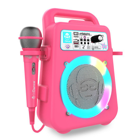 iDance karaoke zvučnik roze ( 35028 )