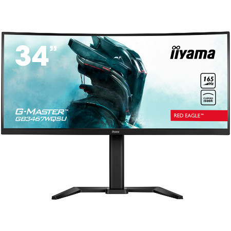 Iiyama 34&quot; UW ETE VA-panel, curved gaming 1500R, G-Master Red Eagle monitor ( GB3467WQSU-B5 ) - Img 1