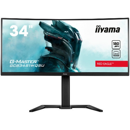 Iiyama gcb3481wqsu-b1 gaming 34" va curved 180hz 21:9 monitor ( GCB3481WQSU-B1 )