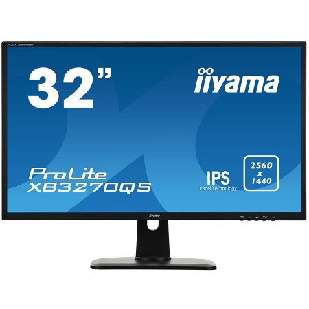 Iiyama monitor prolite, 32&quot; 2560x1440, IPS panel, 300cdm2, 4ms, 1200:1 static contrast, speakers, DisplayPort, HDMI, DVI (31,5&quot; VIS), heigh - Img 1